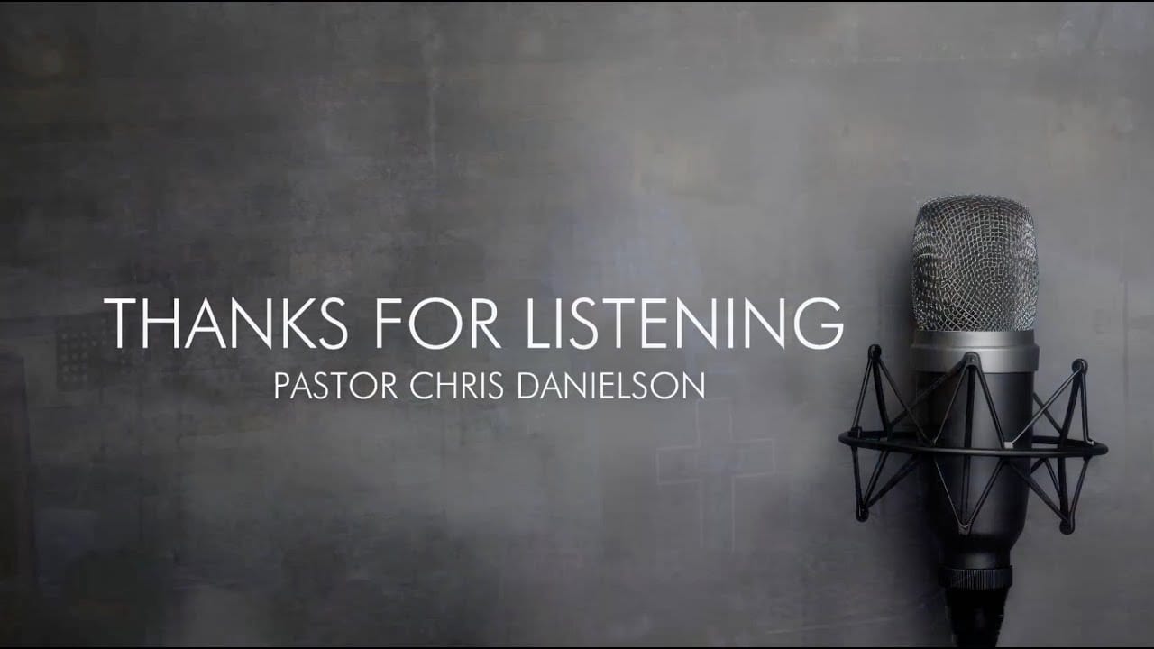 Thanks for Listening