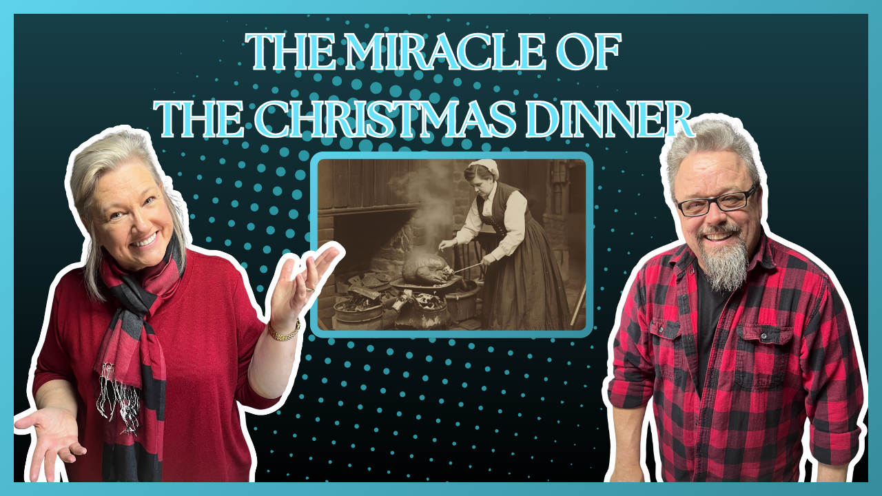Intense Dinner Prep for Christmas back in the 1800's