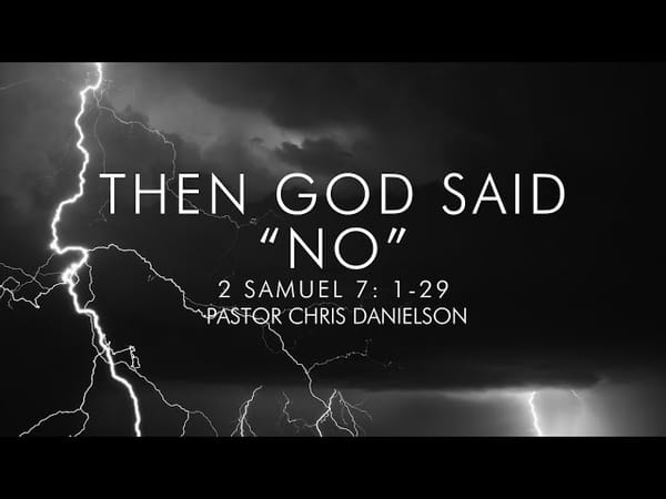 David O.F.W: Part 8. - Then God Said No,