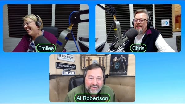 NO Apology with Emilee and Chris Pilot Episode with Special Guest Al Robertson of Duck Dynasty